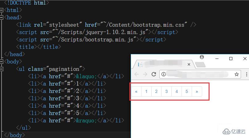 bootstrap使用路徑分頁標簽的方法