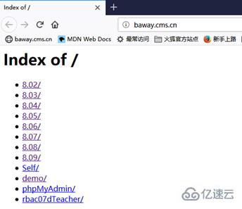 Phpstudy2018 环境配置虚拟域名访问到Index Of的案例