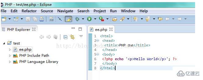 在eclipse上添加插件使其实现php增删改查的方法