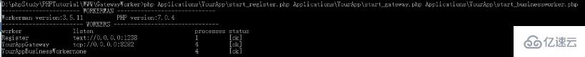 ThinkPHP5.1框架与Workerman之GatewayWorker框架结合的示例分析