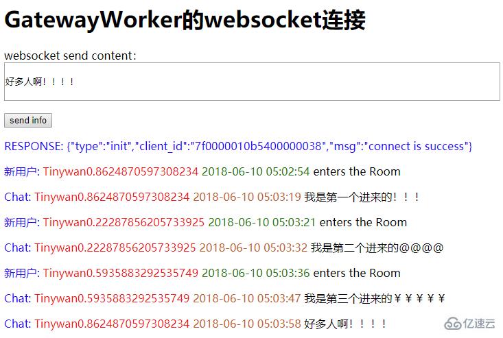 ThinkPHP5.1框架与Workerman之GatewayWorker框架结合的示例分析