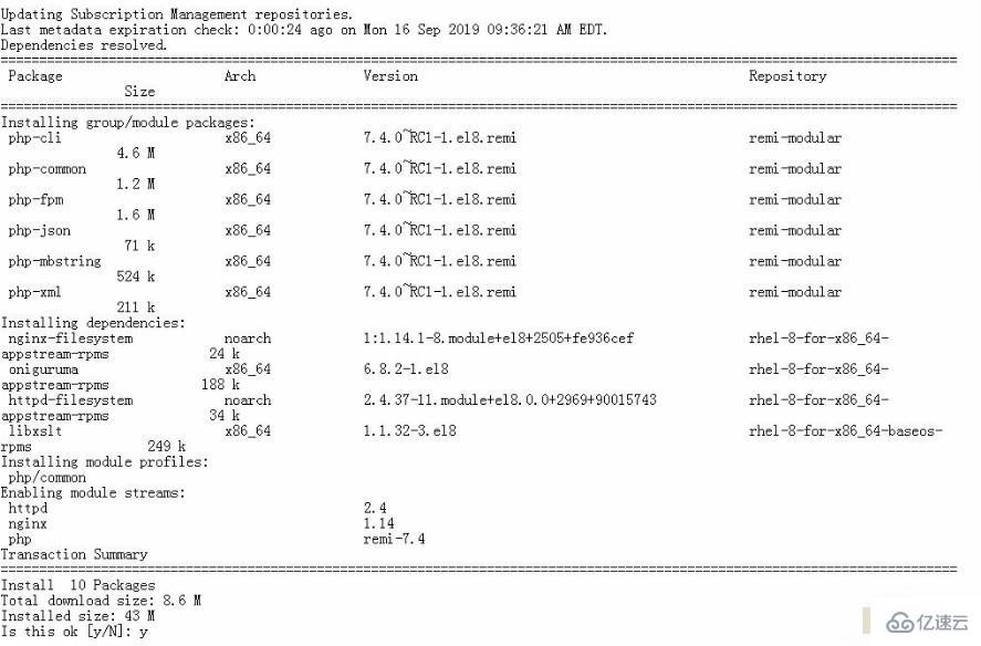 如何在CentOS8和RHEL8中安装PHP7.4