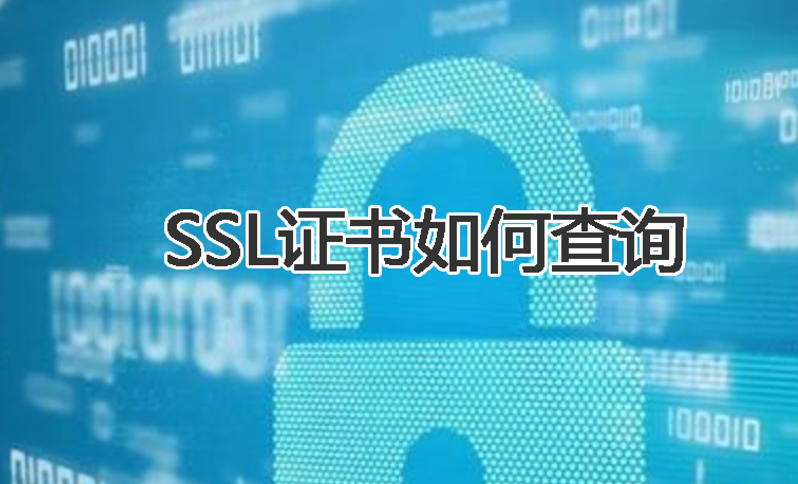 查詢ssl證書的方法