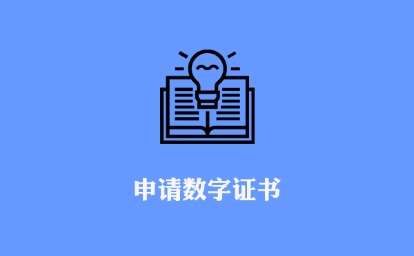 申请数字证书流程方法及步骤