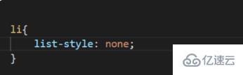 css怎么去掉无序列表前面的点
