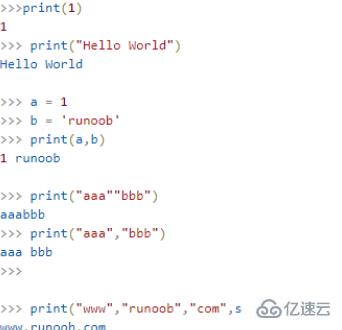 python中end的使用方法