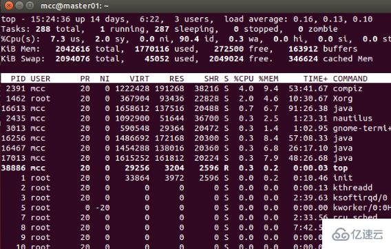 Linux查看内存使用率百分比的方法