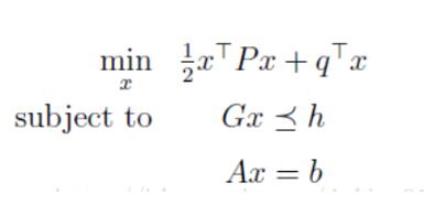 使用python求解二次规划的问题