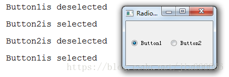 python GUI庫圖形界面開發(fā)之PyQt5單選按鈕控件QRadioButton詳細使用方法與實例