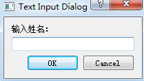 如何在python中使用QInputDialog控件