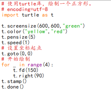 Python如何使用turtle库绘制图形