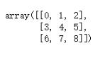 python numpy--数组的组合和分割实例