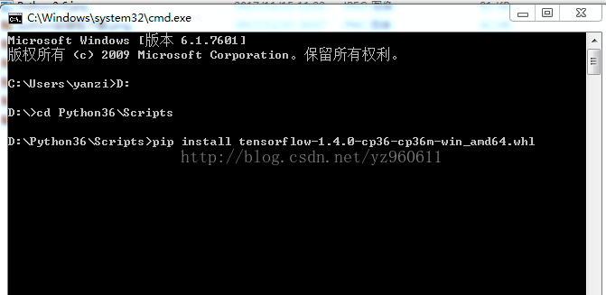 Python3.6 + TensorFlow 安装配置图文教程（Windows 64 bit）