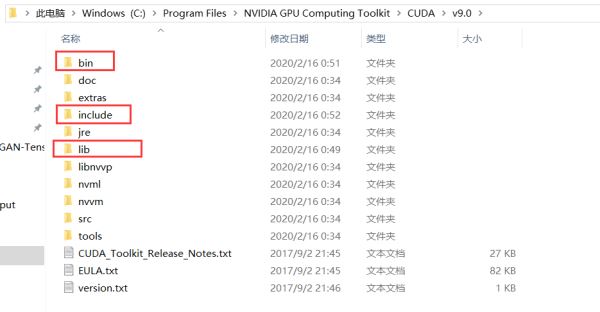 Win10下安装并使用tensorflow-gpu1.8.0+python3.6全过程分析（显卡MX250+CUDA9.0+cudnn）