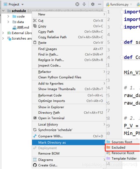 如何解决Pycharm中恢复被exclude的项目问题