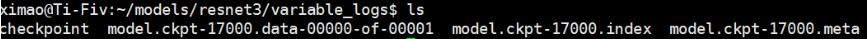 tensorflow实现训练变量checkpoint的保存与读取