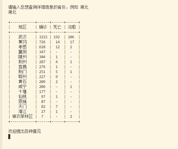 Python实现实时数据采集新型冠状病毒数据实例