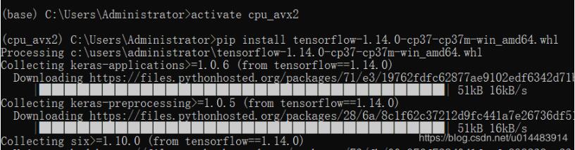 Tensorflow不支持AVX2指令集的解决方法