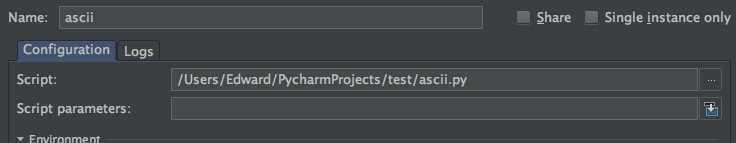 Pycharm中debug调试时带参数的示例分析