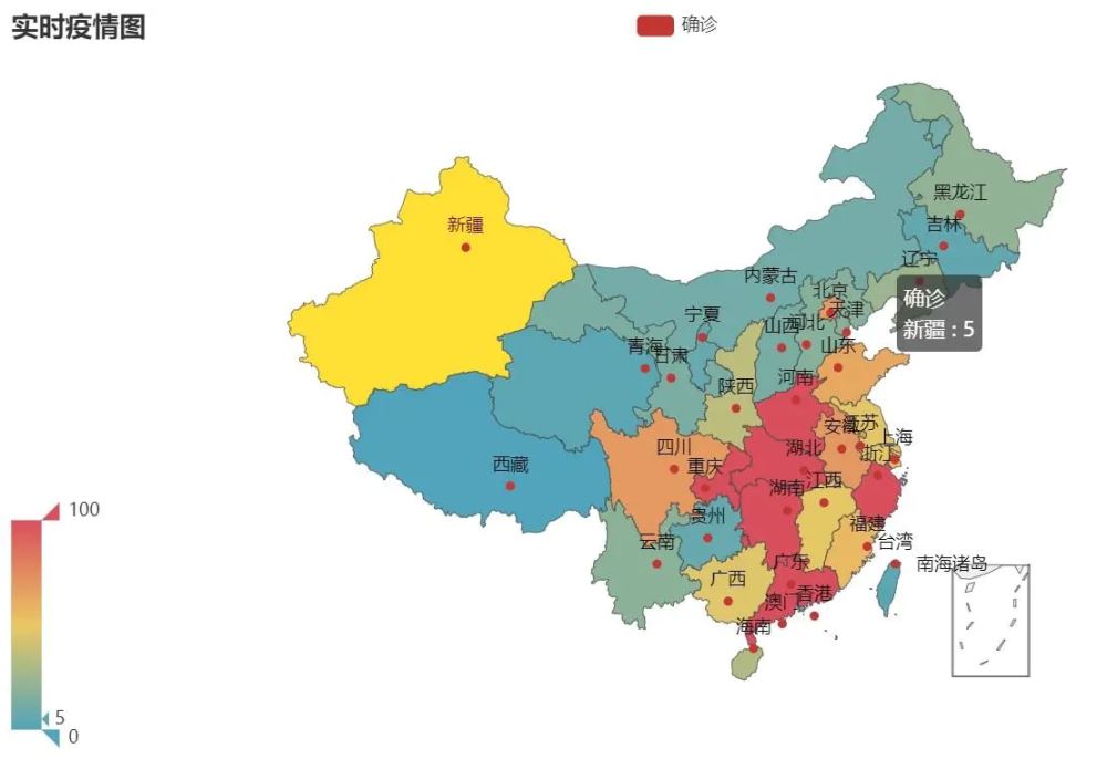 怎么使用Python制作新型冠状病毒实时疫情图