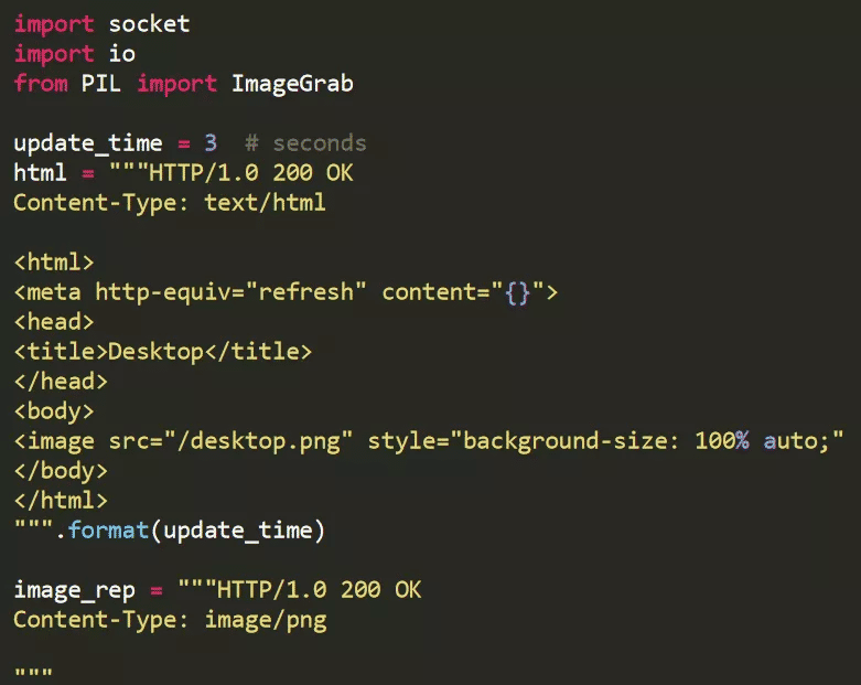 python中如何通過移動端訪問查看電腦界面