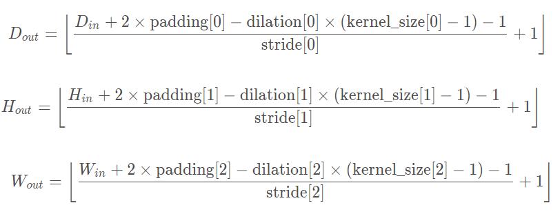 pytorch中卷積和池化計(jì)算方式的示例分析