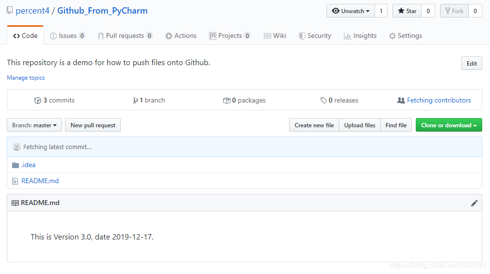 如何使用PyCharm操作Github