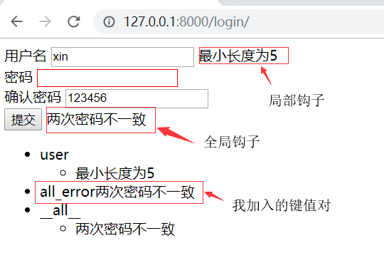 django框架forms组件用法实例详解