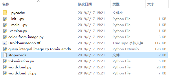 Python基于WordCloud制作词云图的案例