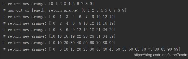 Python中等距取出一个数组其中n个数的示例分析