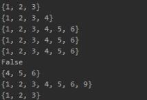 基于python中列表list和集合set操作的示例分析