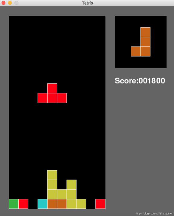 pygame实现俄罗斯方块游戏（基础篇3）