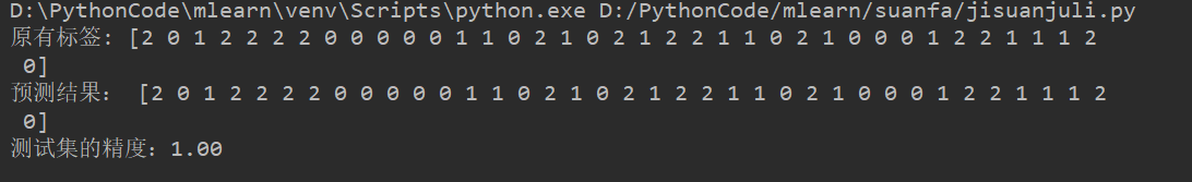 python中KNN算法怎么实现鸢尾花数据集分类