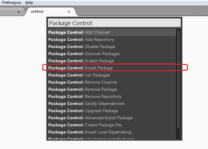 sublime编辑器中安装python的方法