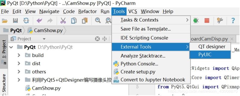 pyqt5、qtdesigner安装和环境设置教程