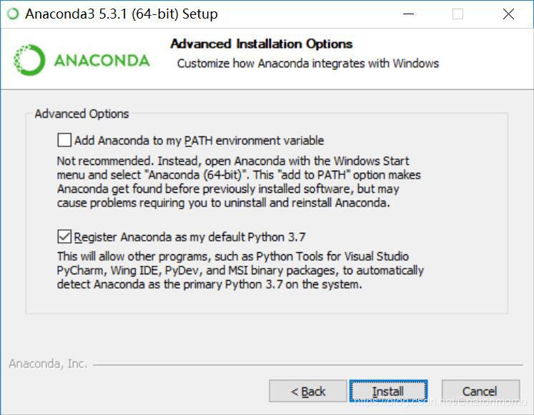 如何在python3.7环境中安装Anaconda