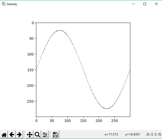 python中如何画一个正弦函数