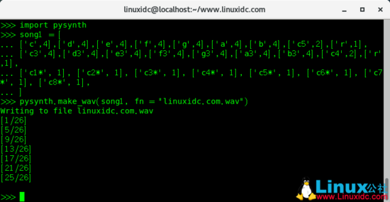 如何在Python3项目中利用PySynth制作音乐