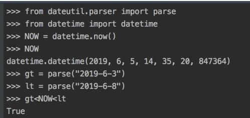 Python如何判断时间是否在时间区间内