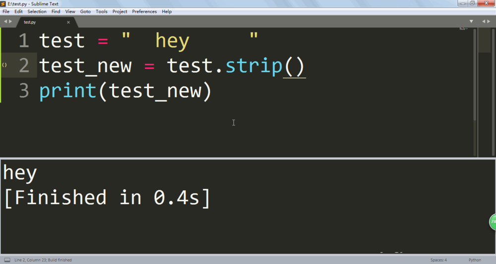 python字符串方法分类的示例分析