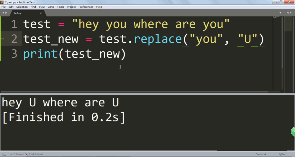 python字符串方法分类的示例分析