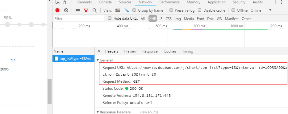 怎么在python中使用requests模块发起一个ajax的get请求