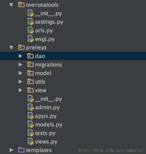 Django 拆分model和view的实现方法