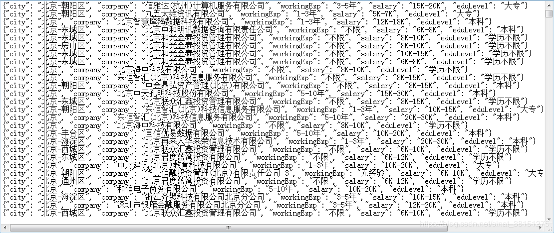 Python爬取智联招聘数据分析师岗位相关信息的方法