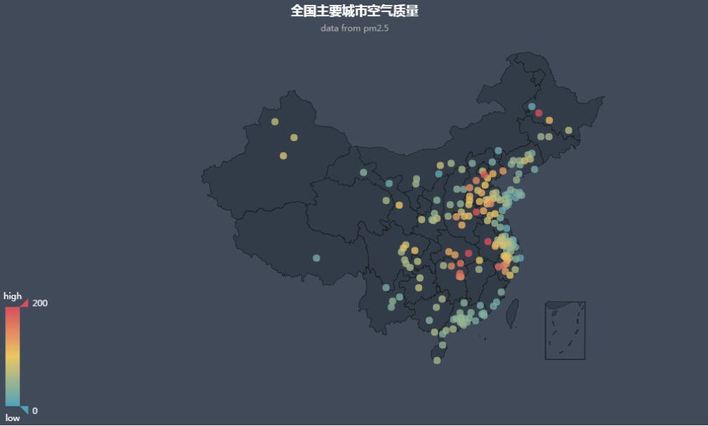 利用pyecharts實現(xiàn)地圖可視化