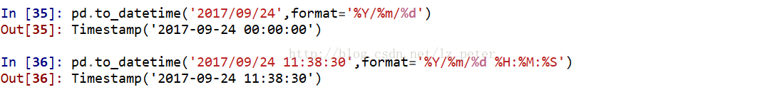 如何在python中将datetime转换成pd.to_datetime