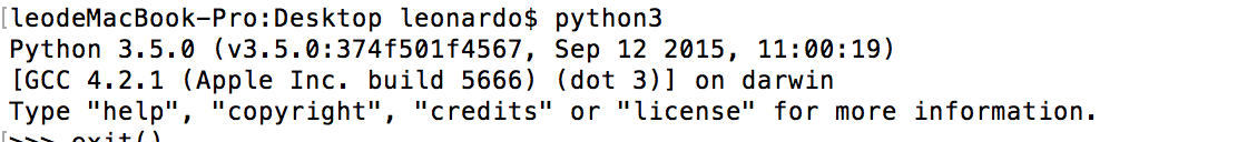 Mac安装python3的方法步骤