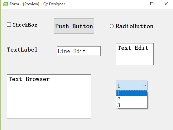 PyQt 图解Qt Designer工具的使用方法