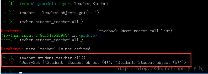 Django外键ForeignKey操作以及related_name作用的示例分析