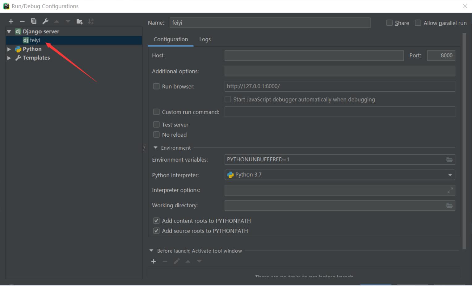 pycharm-django